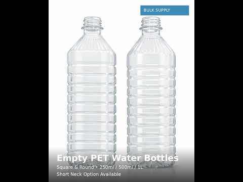 1 L Empty Mineral Water Bottle