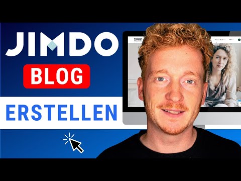 Create a Jimdo blog - Tutorial in German