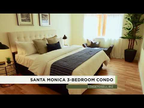 Santa Monica 3-Bedroom Condo Home Staging
