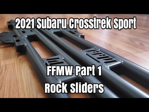 Full Force Metalworks Part 1 - Rock Sliders Install - 2021 Subaru Crosstrek Sport - OCTurboJoe