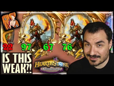 THIS BUILD IS WEAK? WHAT?? - Hearthstone Battlegrounds