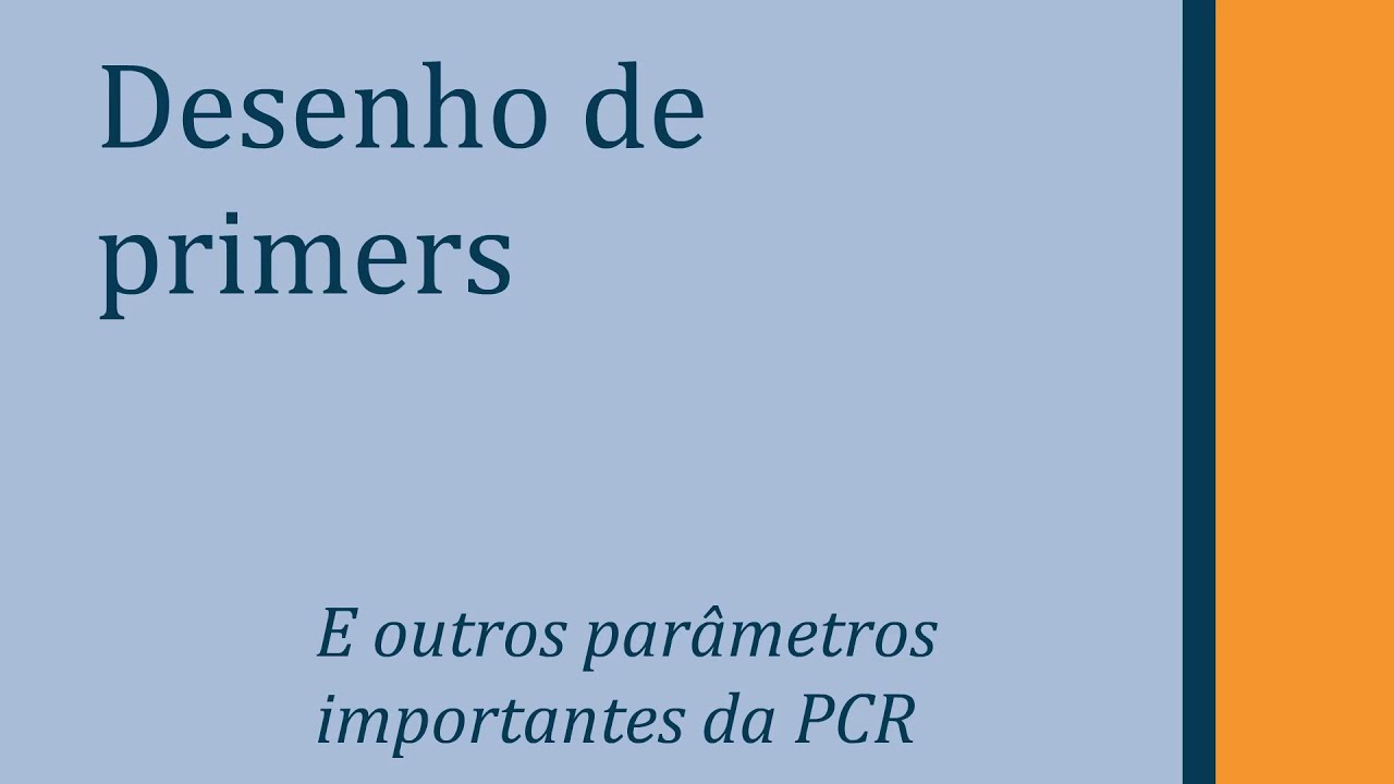 Desenho de primers para PCR