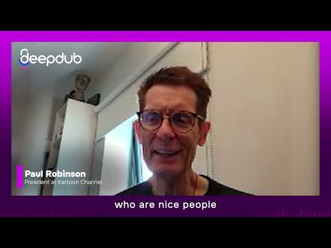 Paul Robinson President Kartoon Channel about working with Deepdub