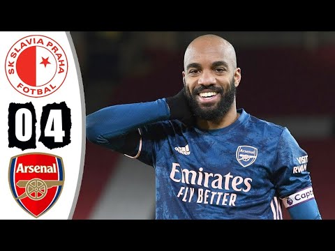 Slavia Prague vs Arsenal 0-4 - All Goals & Extended Highlights - 2021