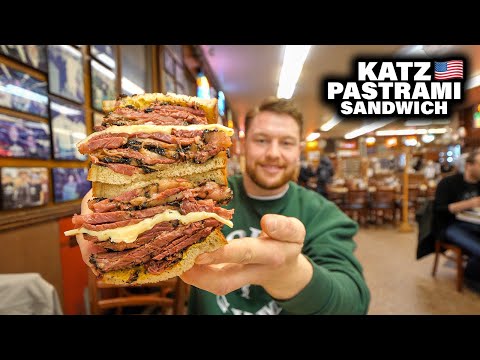 New York PASTRAMI SANDWICH bei Katz Delicatessen