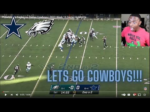 Dallas Cowboys Fan Reacts To Philadelphia Eagles vs Dallas Cowboys NFL!!!