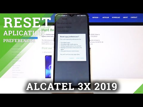 How to Reset App Preferences in ALCATEL 3X (2019) – Reset App Settings