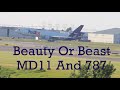 FedEx MD11 and KLM 787-10 Landing May31 #viralyoutube