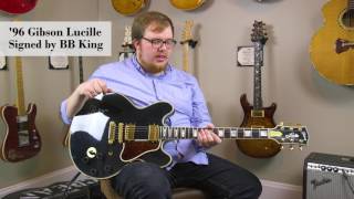 Video thumbnail for 1996 Gibson Lucille Signed by BB King by DHR Guitar Experience