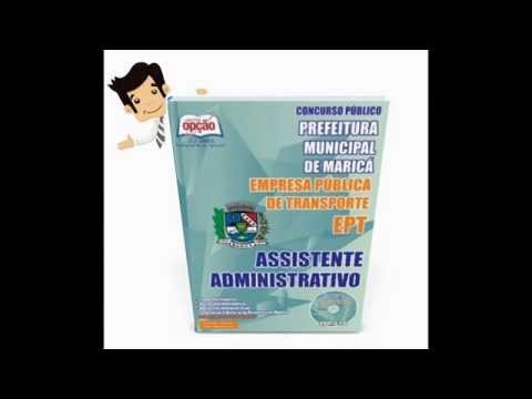 Apostila Concurso EPT Maricá 2015 - Assistente Administrativo