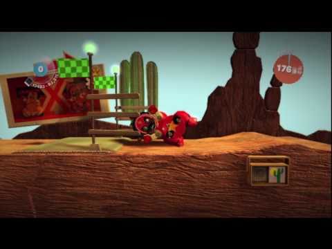 LittleBIGPlanet (720p HD) Walkthrough Part 42 - Wrestler's Drag - Score Challenge