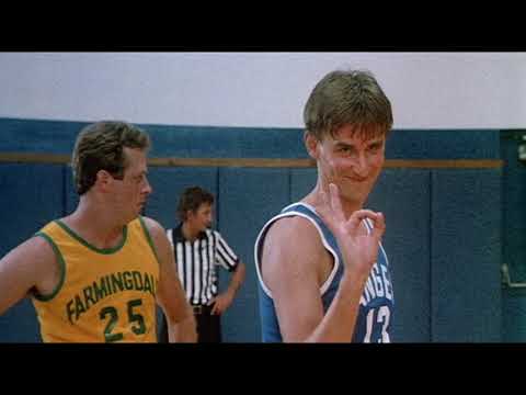 Porky’s Revenge! 1985 original trailer frame — the Angel Beach crew races past a neon-lit riverboat casino