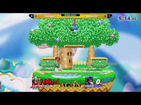 AgonTOYS - FreeHugs (Cpt.Falcon) Vs. Gotcha123 (Falco) - Winners Top 64 - Smash 4