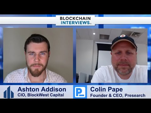 Colin Pape, The Founder & CEO of Presearch - Mainnet Announcement | Blockchain Interviews