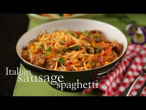 Slimming World Syn-free Italian sausage spaghetti recipe - FREE