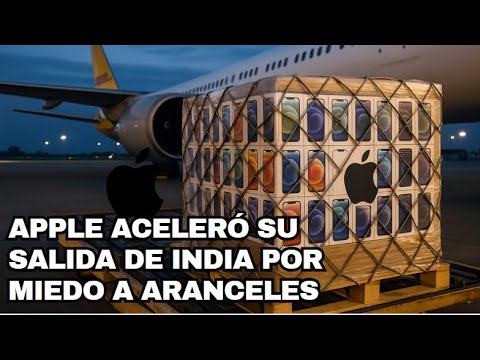 Apple mueve 600 toneladas de iPhones desde India para esquivar los aranceles de Trump