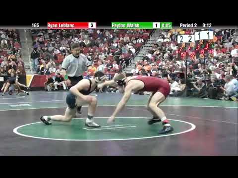 Ryan LeBlanc Wrestling Indiana vs Peyton Walsh Navy