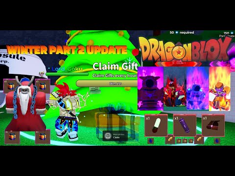 HOLIDAY EVENT IS HERE! WINTER PART 2 UPDATE🎄|Dragon Blox|