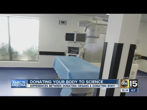 Donating your body to science