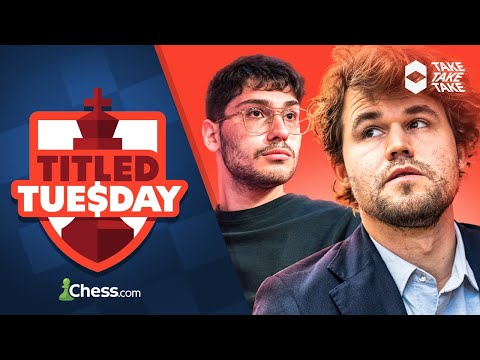 TITLED TUESDAY Winter Split Gameweek 7: Magnus, Hikaru, Alireza & More Top GMs Face-Off!!