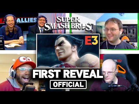 All Reactions to Kazuya Mishima Reveal Trailer - Super Smash Bros. Ultimate