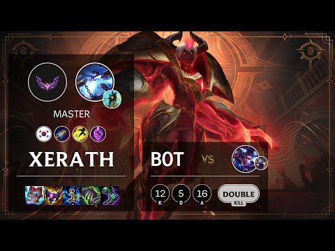 Xerath Bot vs Vayne - KR Master Patch 12.1