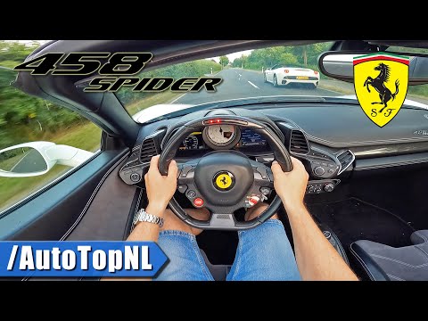 Ferrari 458 Spider POV *9000RPM* Test Drive by AutoTopNL