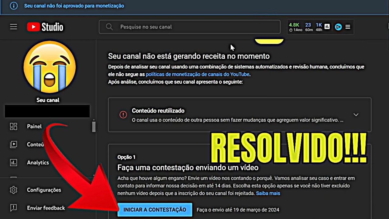 CONTEÚDO REUTILIZADO COMO RESOLVER! FAÇA ISSO E SERÁ ACEITO! O QUE FAZER? (COMO RESOLVER)