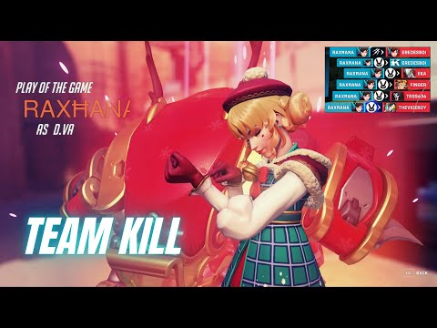 Sneaky DVA 5K TEAM KILL Clutches Game | Overwatch 2 POTG