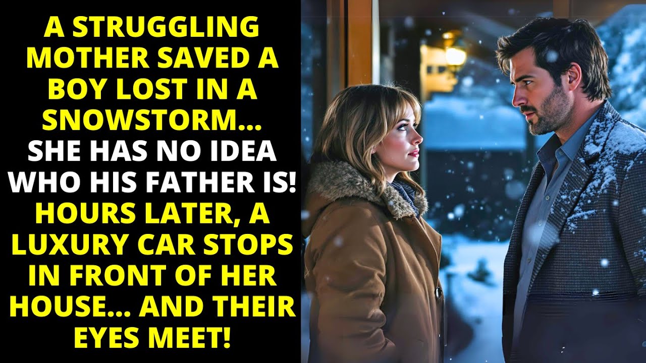 A STRUGGLING MOTHER SAVES A LOST BOY… MINUTES LATER, A MILLIONAIRE ARRIVES, AND NOTHING IS THE SAME!
