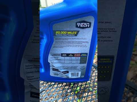 Wondering which brand of oil to use? I use Super Tech Advanced Full Synthetic. About $22 per 5qts.