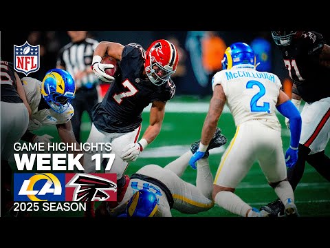 Los Angeles Rams vs Atlanta Falcons Game Highlights | 2025 NFL Season Week 17
