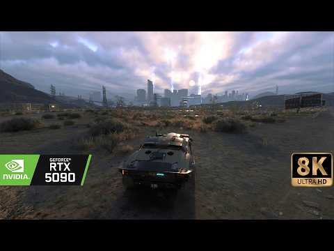 [8K] Cyberpunk 2077: Ultra Path Tracing Mod | Real Weather | RTX5090 | Real Life Graphics 300+Mods