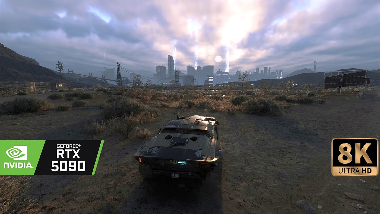 [8K] Cyberpunk 2077: Ultra Path Tracing Mod | Real Weather | RTX5090 | Real Life Graphics 300+Mods