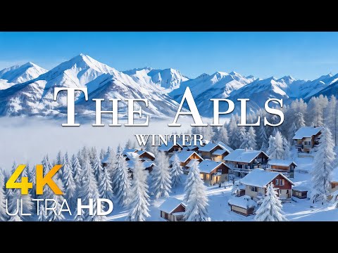 The Alps 4K ❄️ Majestic Snowy Peaks – Alpine Landscapes, Frozen Lakes & Cinematic Relaxation Film