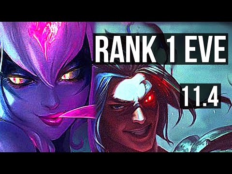 EVELYNN vs KAYN (JUNGLE) | Rank 1 Eve, Rank 8, 8/3/11 | JP Challenger | v11.4