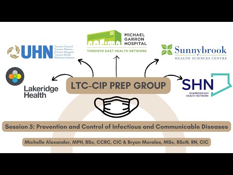 LTC CIP Session 5: Prevention and Control of Infectious and Communicable Diseases.