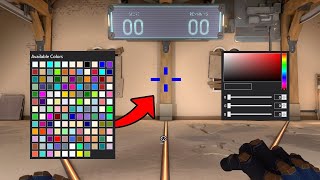 How to CHANGE Your VALORANT CROSSHAIR Color to ANYTHING! (Real)