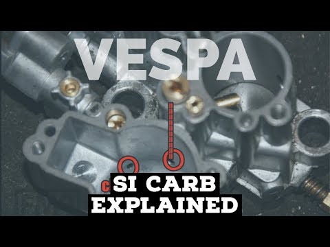 vespa SI CARB: fuel supply, jets, atomizer, mixer, air corrector EXPLAINED | FMP-Solid PASSion |