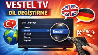 Vestel Tv Dil Değiştirme - Vestel Televizyon Dil Ayarları