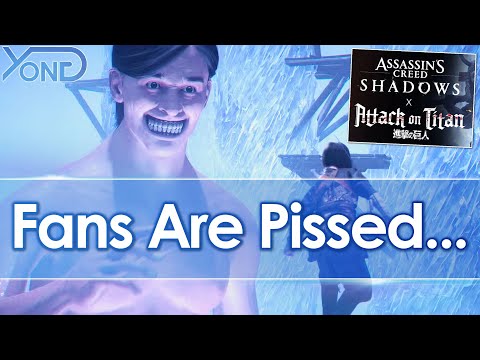 Fans Can't Believe How Bad The AC Shadows/Attack On Titan Collab Is...