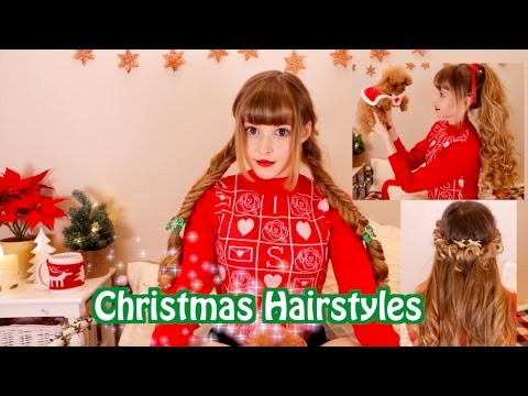 Easy, Fast & Cute Christmas Hairstyles