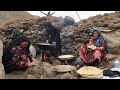 Organic Mountain Village Life In Afghanistan Shepherd Mother Cooking Shepherd Food In The Village