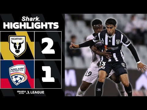 Macarthur Bulls 2-1 Adelaide United | SHARK HIGHLIGHTS | Isuzu UTE A-League 2025-26 | Round 02