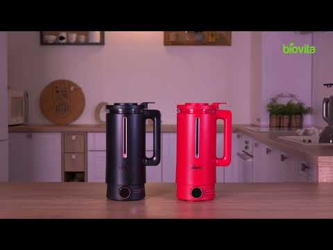 Blender cu încălzire Biovita Lilly, 0.6 L, negru