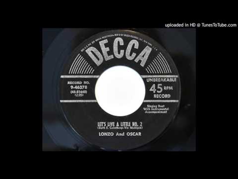 Thumbnail for Lonzo and Oscar - Let's Live A Little No. 2 (Decca 46378) by Lonzo and Oscar
