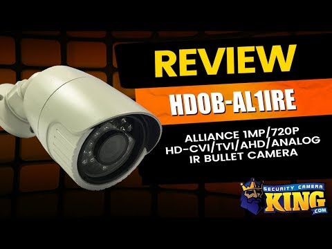 REVIEW - HDOB-AL1IRE - Alliance 1MP/720p HD-CVI/TVI/AHD/Analog IR Bullet Camera