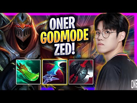 ONER LITERALLY GOD MODE WITH ZED JUNGLE! - T1 Oner Plays Zed JUNGLE vs Xin Zhao! | Season 2025