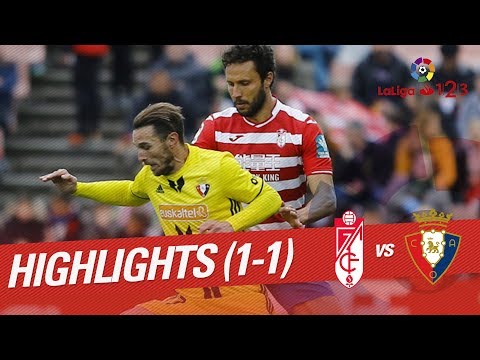 Resumen de Granada CF vs Osasuna (1-1)