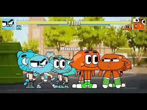 Mugen Battle Gumball x4 VS Darwin x4